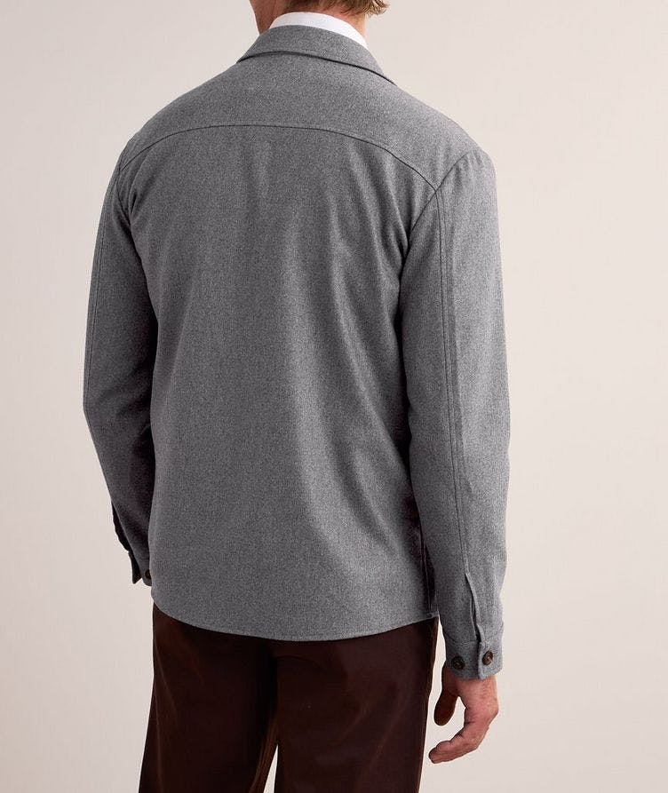 Wool-Cashmere Stretch Overshirt  image 2