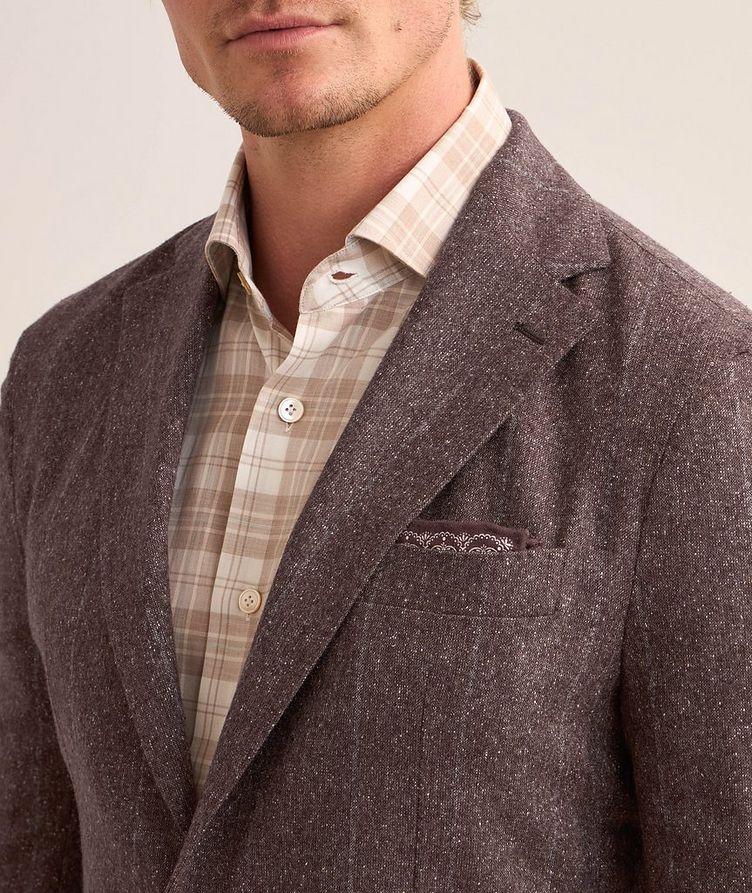 Pinstripe Silk-Blend Sport Jacket  image 3