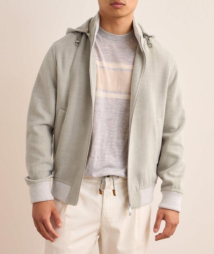 Wool Hooded Bomber  image 1