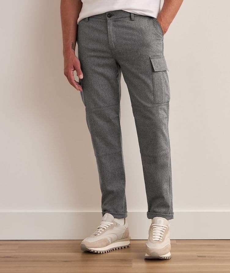 Flannel Cargo Pants  image 1