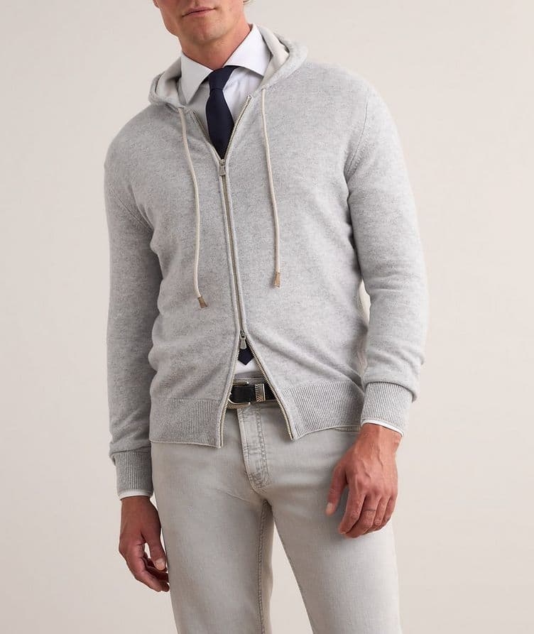 Cashmere Hooded Sweater  image 1