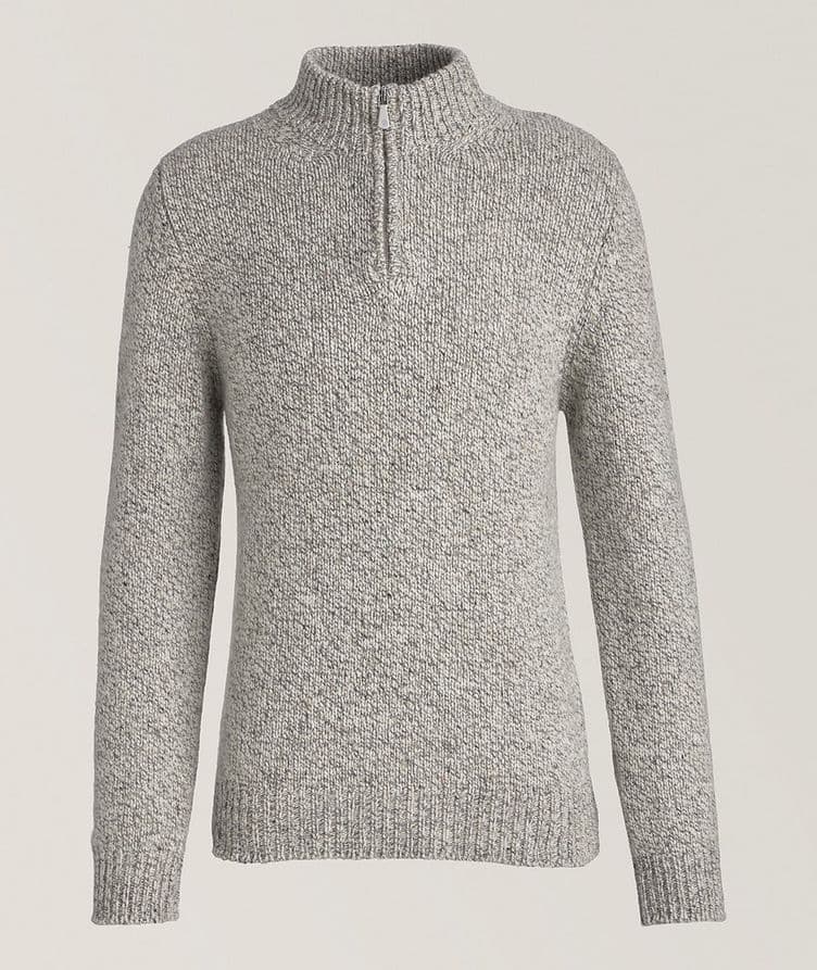 Cashmere Quarter-Zip Sweater  image 0