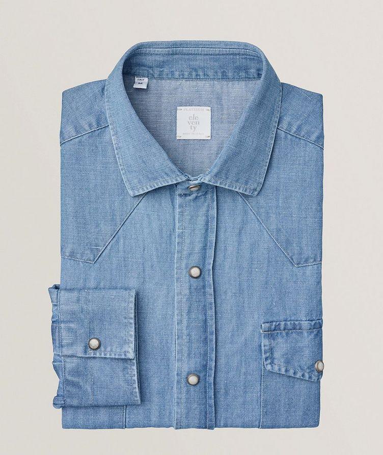 Chemise de style western en denim image 0