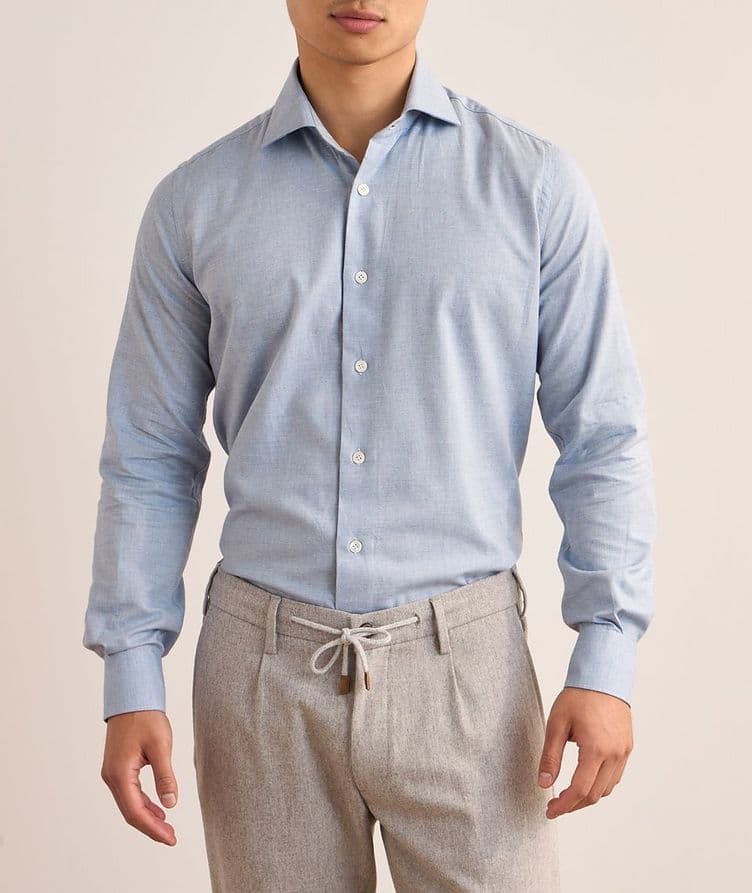 Mélange Cotton Sport Shirt  image 1