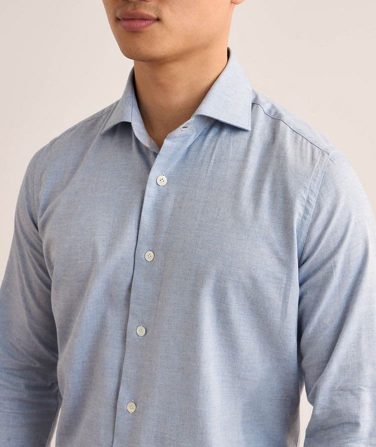 Mélange Cotton Sport Shirt  image 3