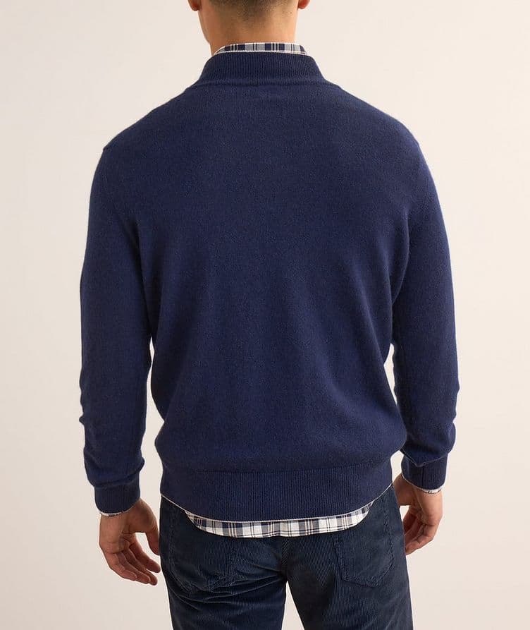 Cashmere Quarter-Zip Sweater image 2