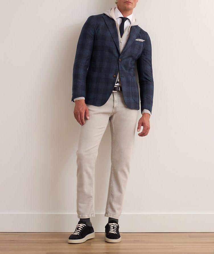 Check Wool-Blend Sport Jacket image 4