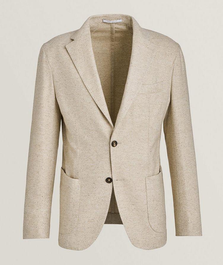 Diagonal Weave Stretch-Wool Blend Sport Jacket  image 0