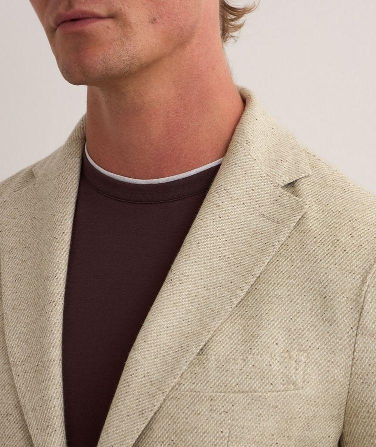 Diagonal Weave Stretch-Wool Blend Sport Jacket  image 3