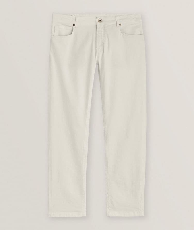 Pantalon en coton extensible image 0