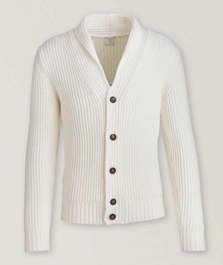 Wool Ribbed Cardigan  image 0