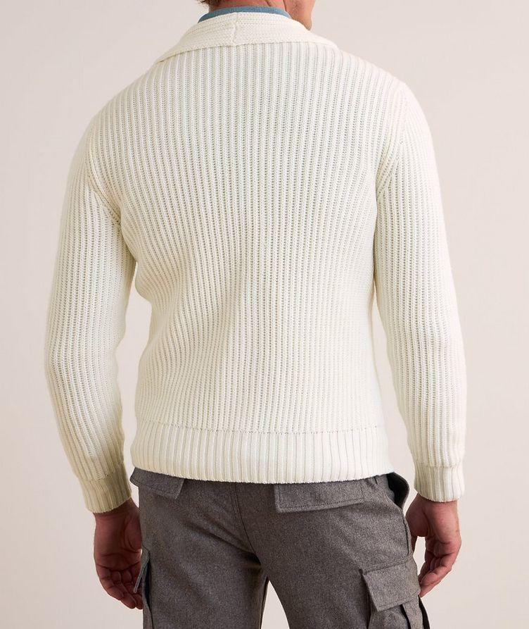 Wool Ribbed Cardigan  image 2