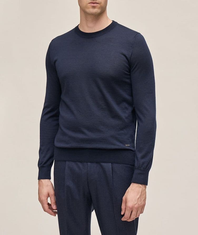 Girocollo Cashmere-Silk Sweater image 1