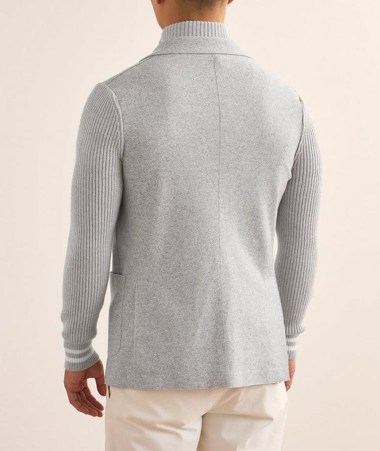 Wool-Blend Knitted Sport Jacket image 2