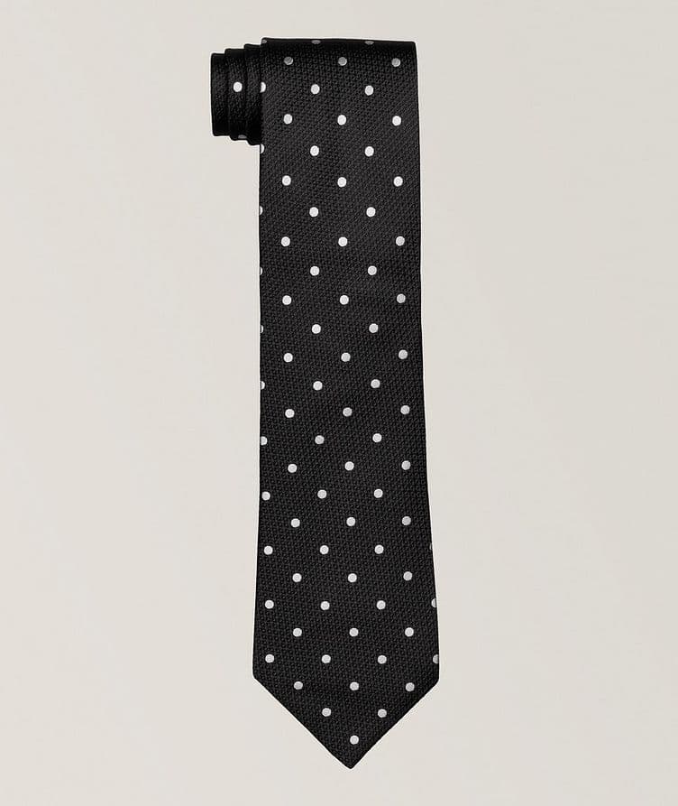 Polka Dot Silk Tie  image 0