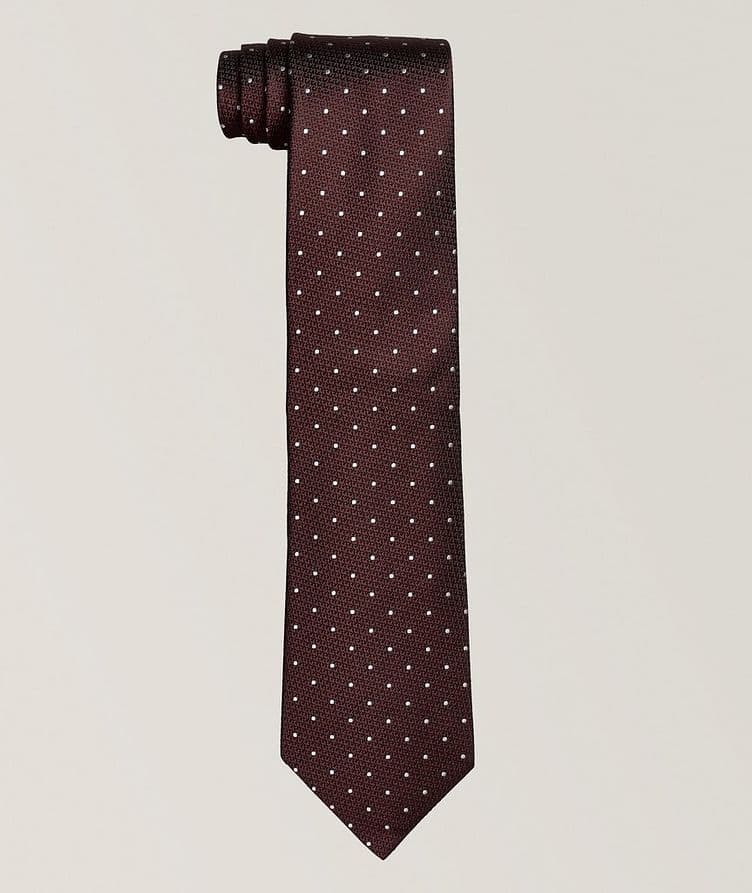 Polka Dot Silk Tie image 0