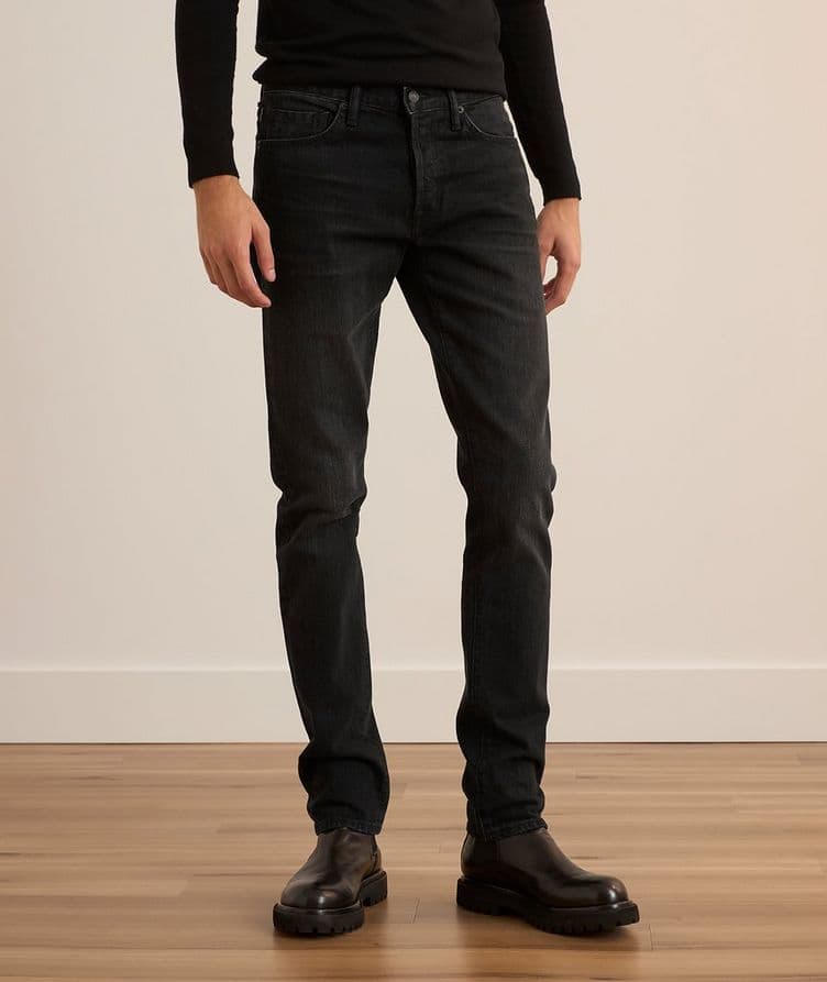 Selvedge Stretch-Cotton Denim Jeans  image 1