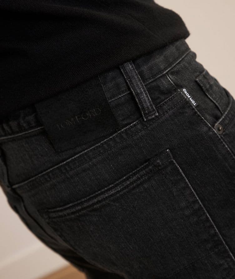 Selvedge Stretch-Cotton Denim Jeans  image 3