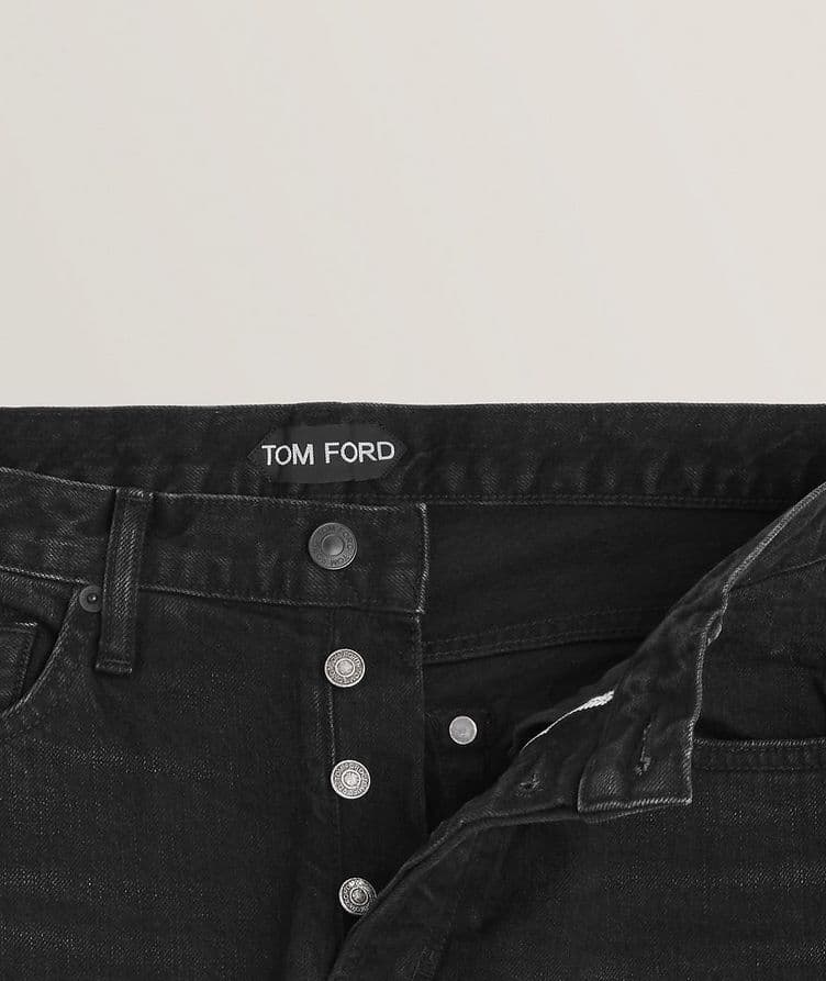 Selvedge Stretch-Cotton Denim Jeans  image 4