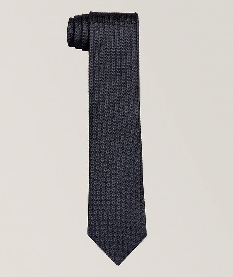 Tonal Polka Dot Silk Tie image 0