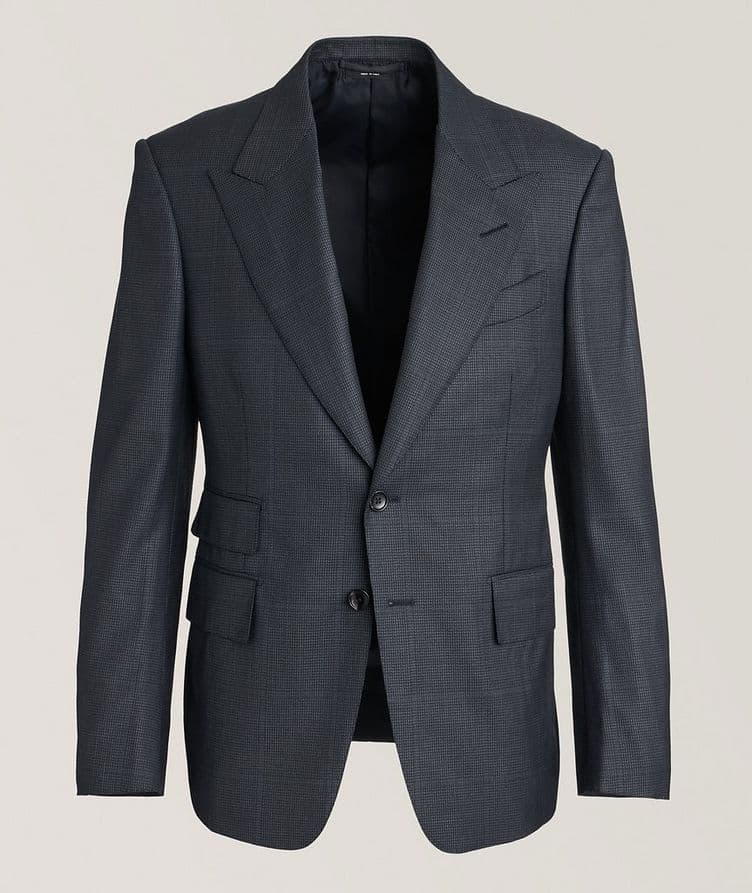 Shelton Window Pane Stretch-Wool Suit image 0