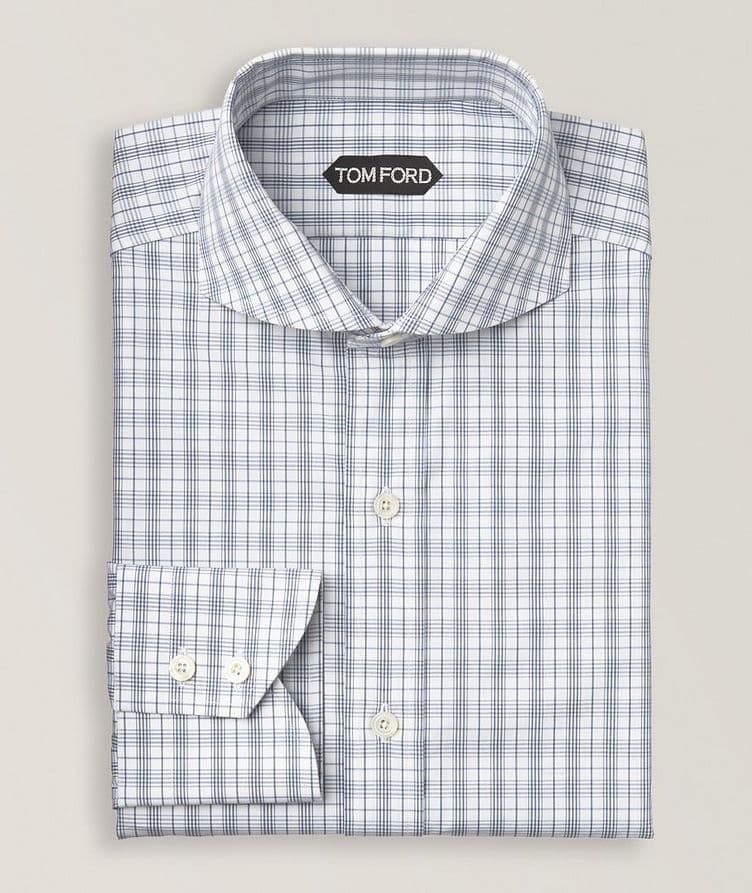 Check Cotton-Lyocell Dress Shirt  image 0