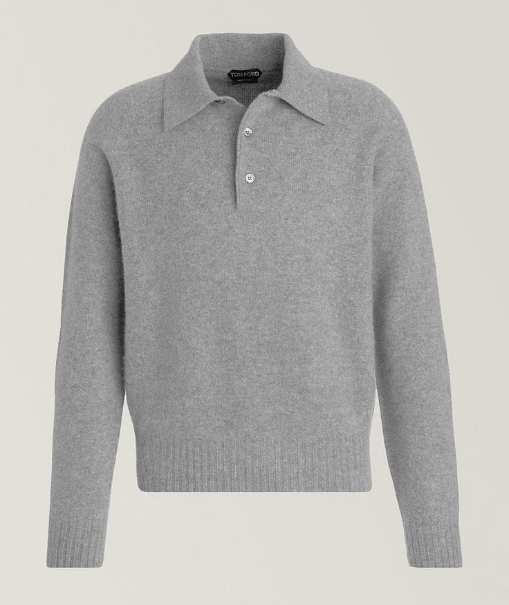 TOM FORD Seamless Cashmere Knit Polo