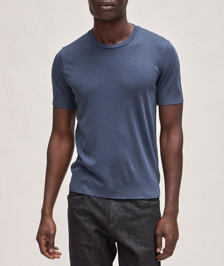 Ribbed Lyocell-Cotton T-Shirt image 1