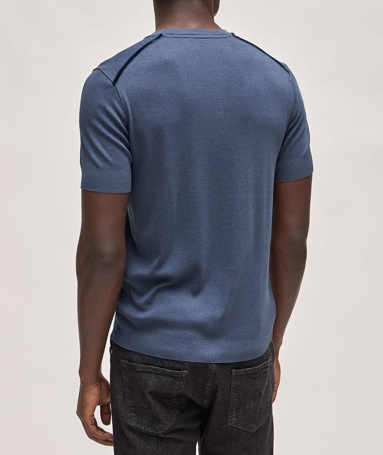 Ribbed Lyocell-Cotton T-Shirt image 2