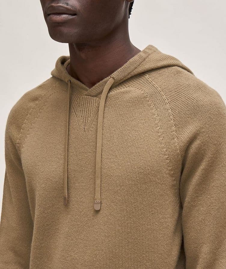 Seamless Cashmere Hooded Sweater  image 3