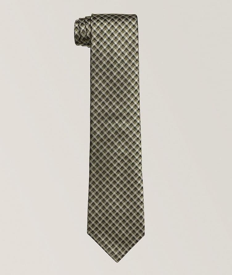 Patterned Silk Tie  image 0