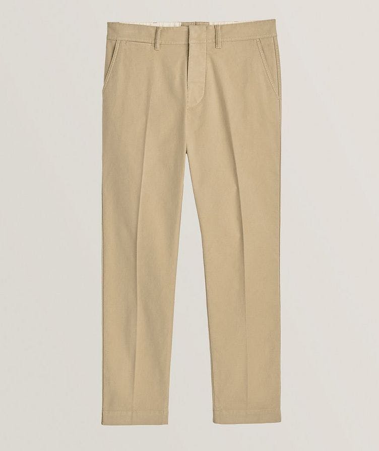 Pleated Cotton-Blend Chino Pants  image 0