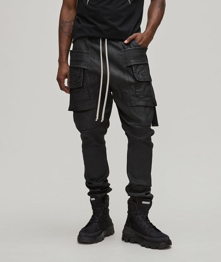 Stretch-Cotton Blend Cargo Pants image 1