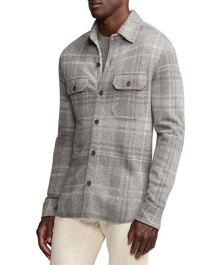 Birdseye Cashmere-Wool Overshirt  image 3