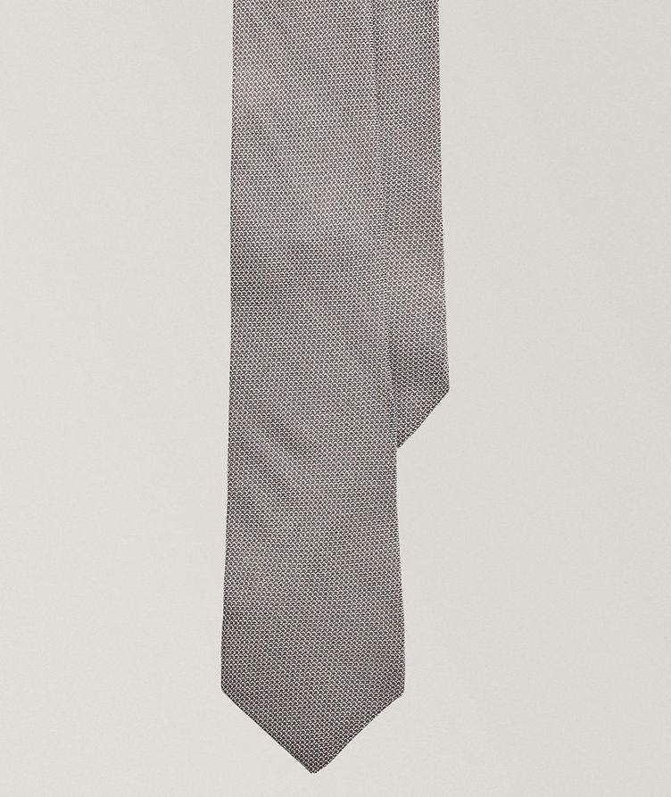 Tweed Cashmere-Silk Tie image 0