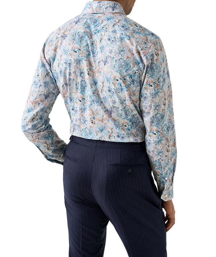 Contemporary-Fit Floral Elevated Twill Dress Shirt image 2