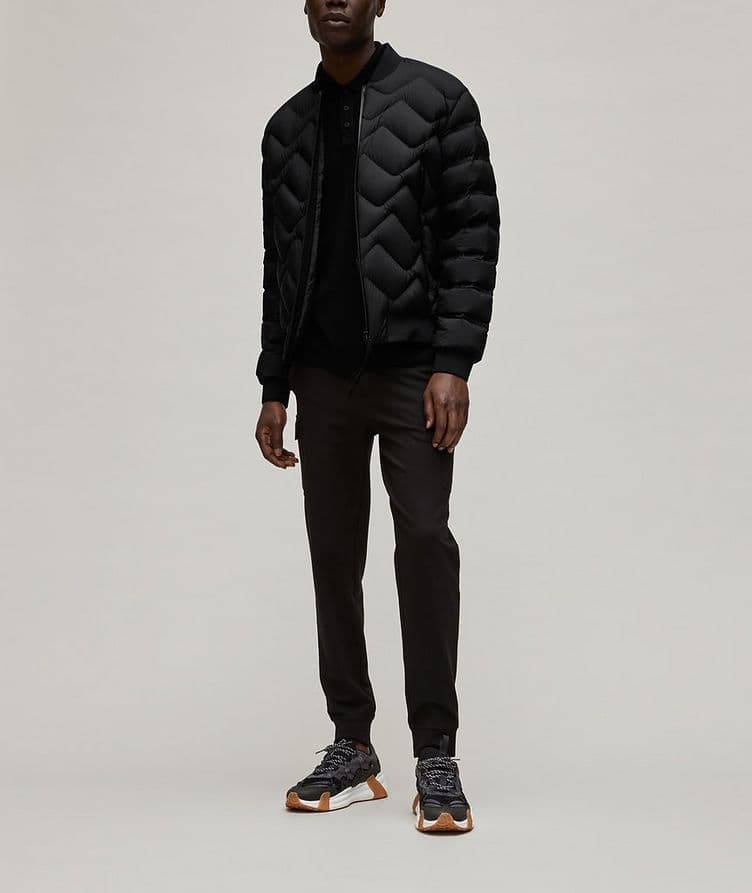 Zig-Zag Quilted Down Ski Jacket image 5