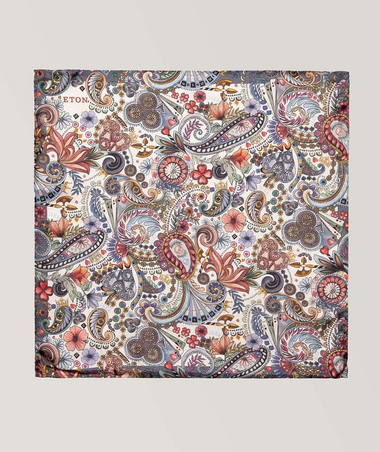 Motif Silk Pocket Square image 1