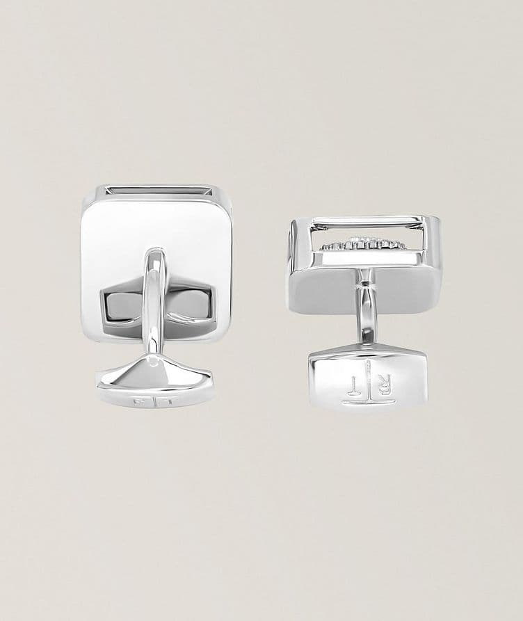 Polished Quadrato Gear Cufflinks image 1