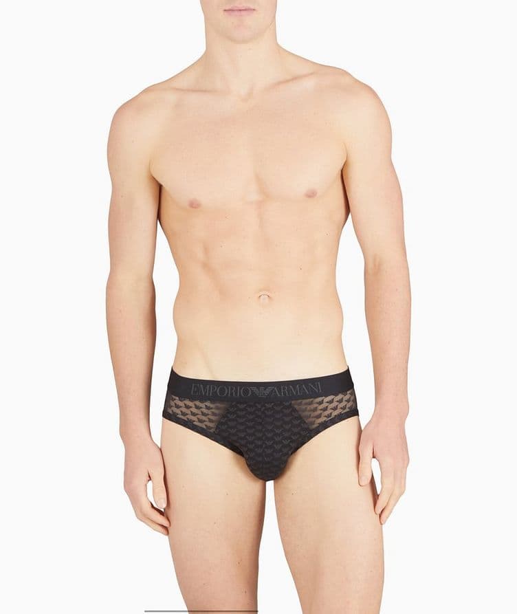 Jacquard All-Over Eagle Briefs image 2