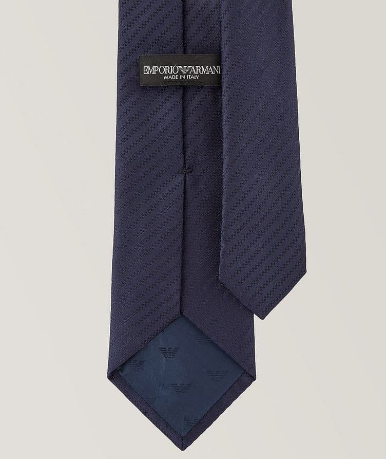 Jacquard Micro Motif Silk Tie image 1