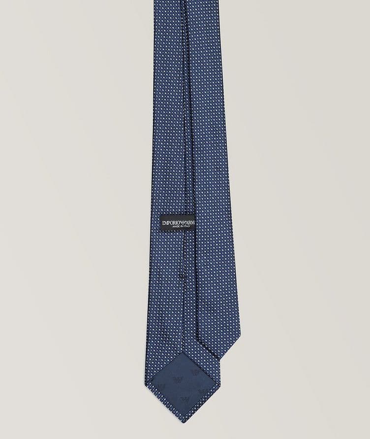 Jacquard Op-Art Silk Tie image 1