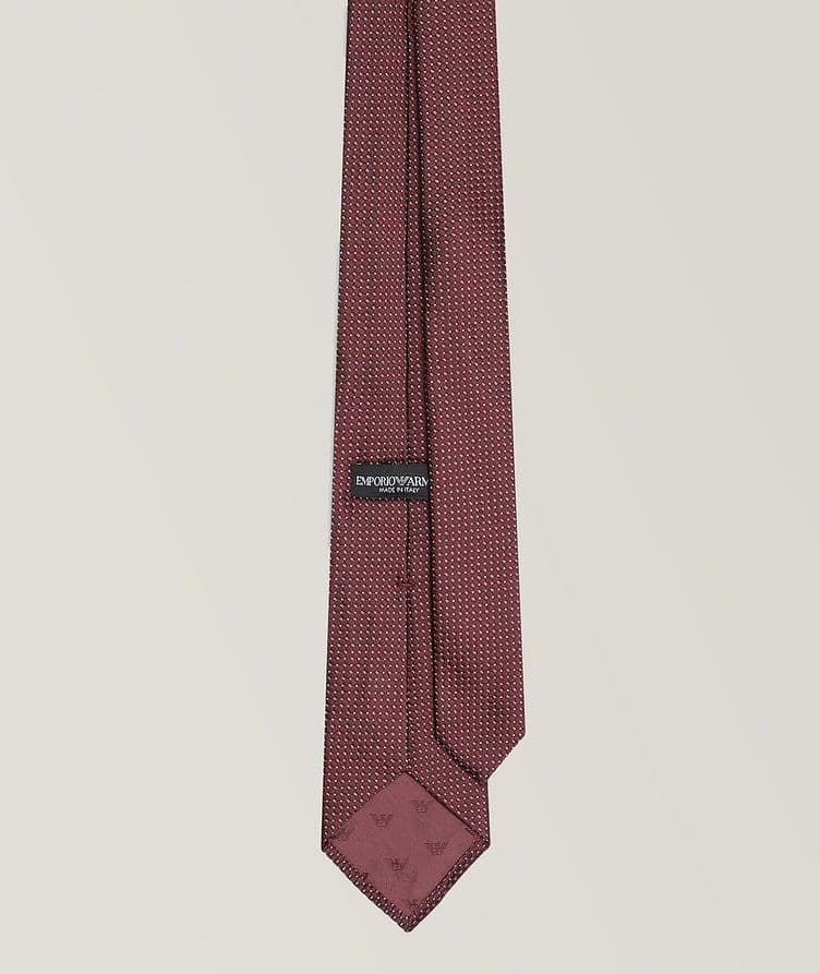 Jacquard Micro Motif Silk Tie image 1