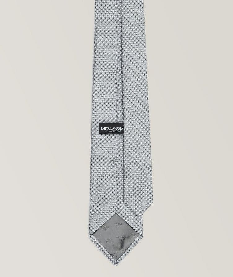 Jacquard Op-Art Silk Tie image 1