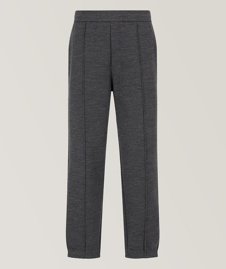 Travel Essentials Wool-Blend Jersey Pants image 0