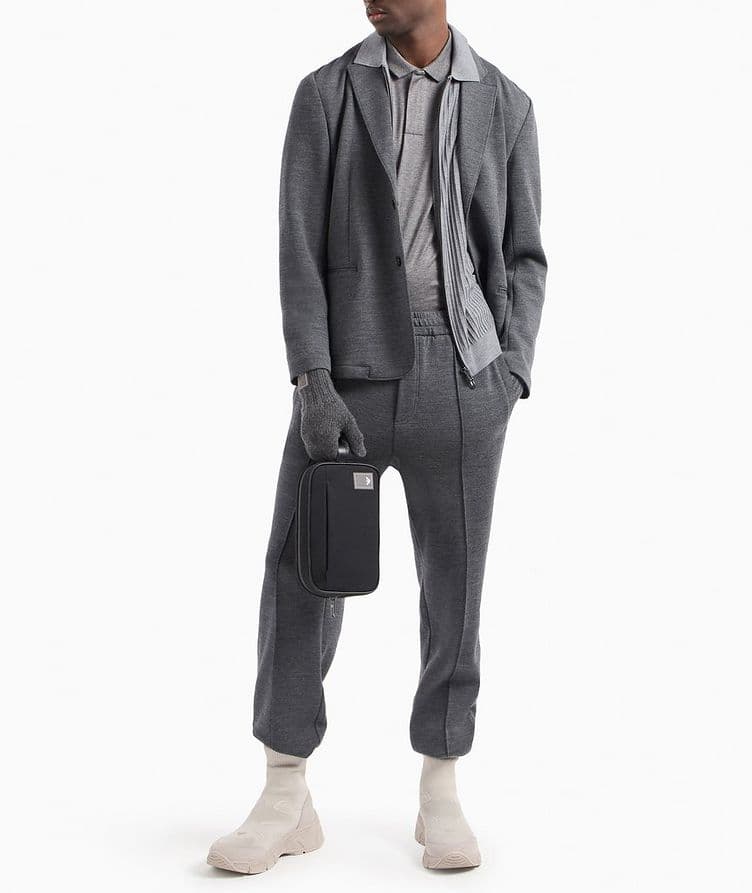 Travel Essentials Wool-Blend Jersey Pants image 4