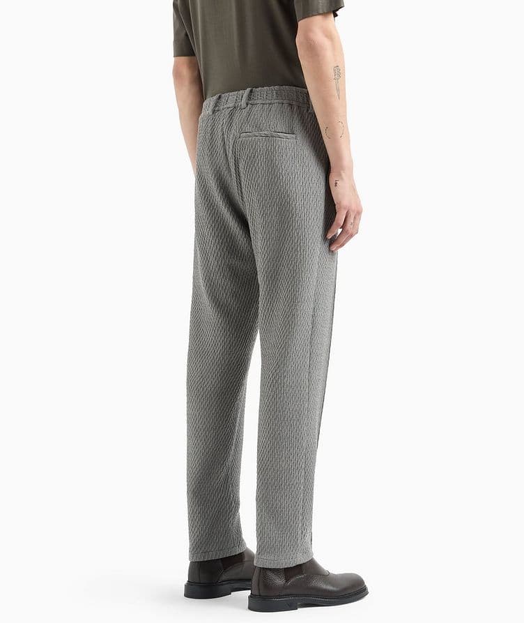 Stretch-Virgin Wool Jersey Chinos image 3