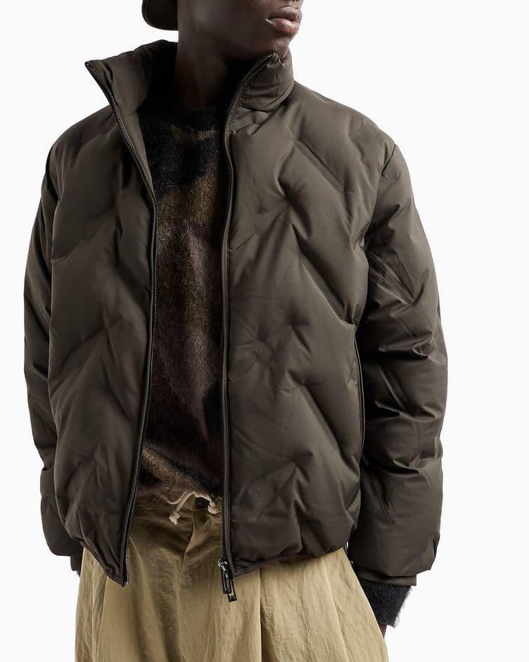 Matelassé Micro Eagle Down Jacket image 4