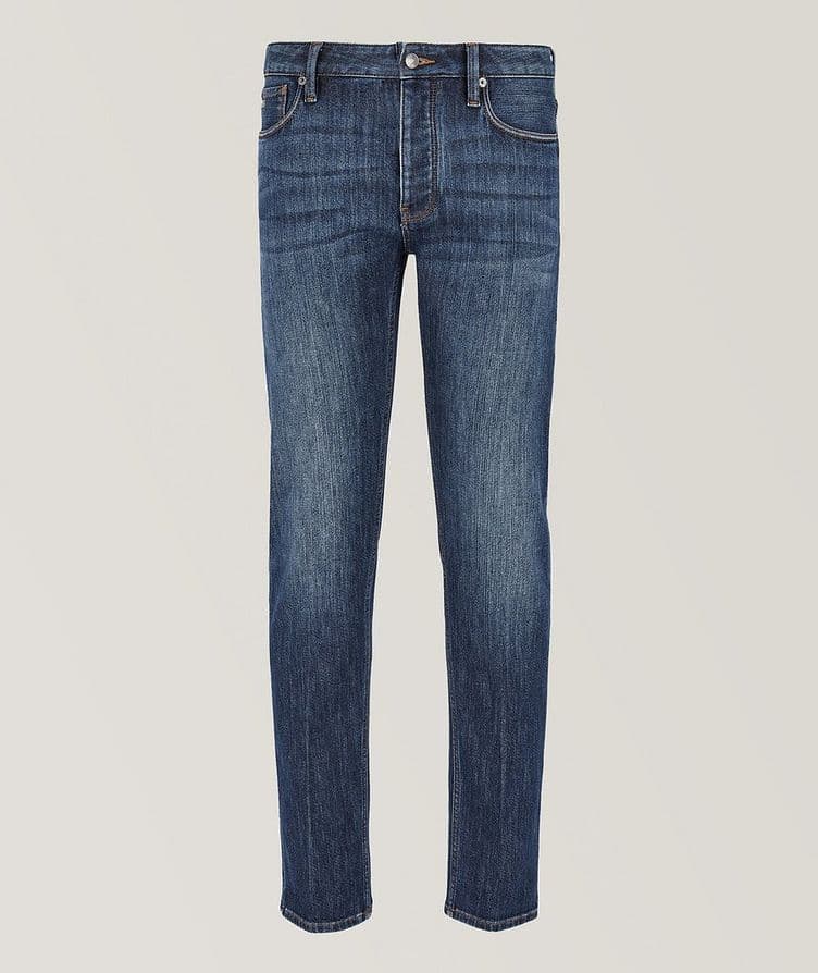 J75 Stone-Washed Denim Jeans image 0