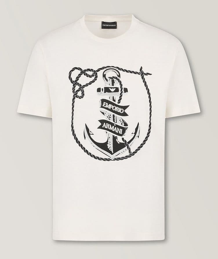 Embroidered Anchor Logo T-Shirt image 0